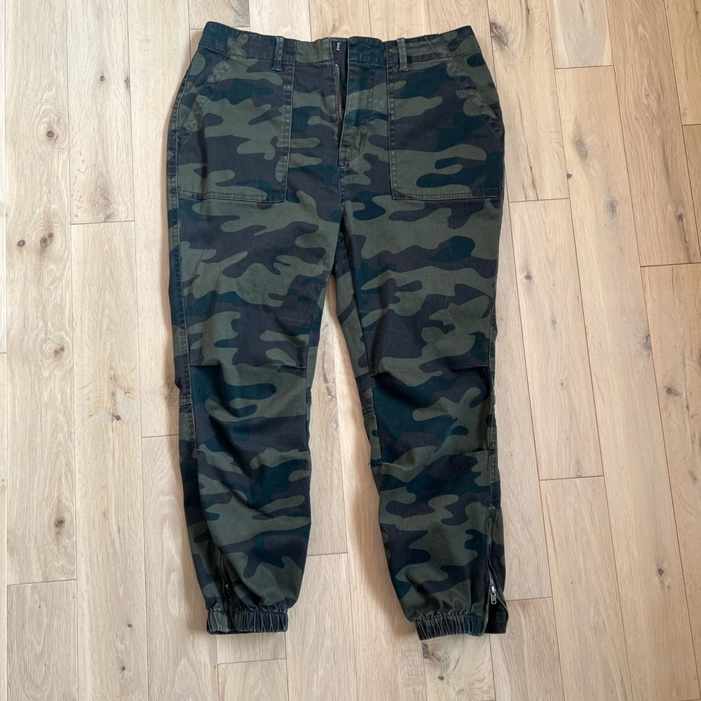 AFRM Camo High Waist Crop Ankle Jogger Pants - Picture 5 of 9
